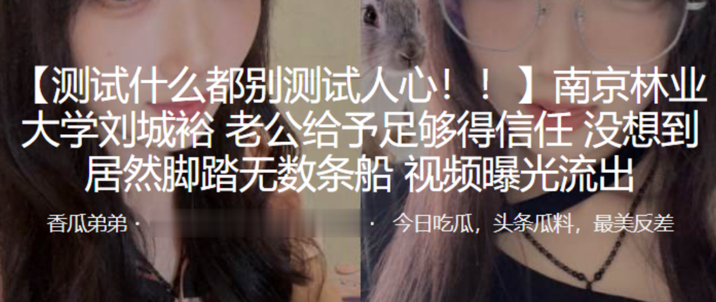 【偷拍流出】南京林大校花刘城裕，男友信任却疯狂约炮多男轮操，淫水泛滥高清曝光